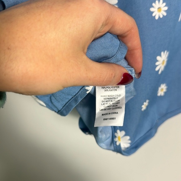 NWT Unique vintage Daisy print Briella flaired skirt and cropped top set retro - Picture 11 of 16